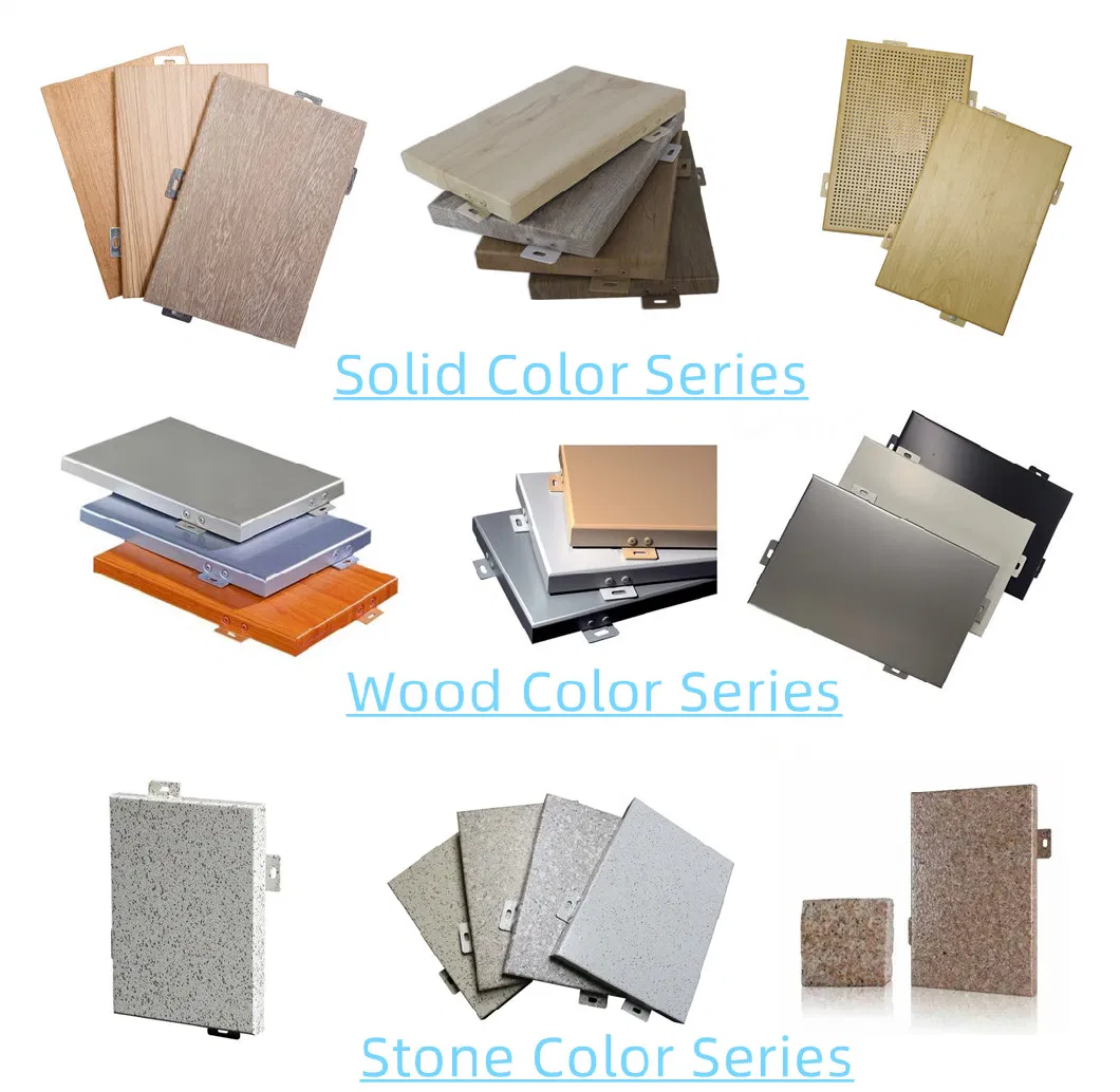 Modern Building Aluminum Panels Facade Panels Exterior Personalized Solid Metal Aluminum Curtain Walls